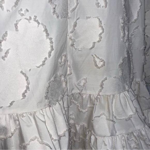 H&M off white ruffle skirt dress S - Picture 5 of 11